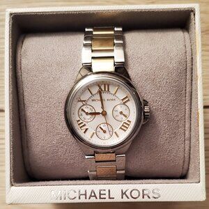 Michael Kors Women's Mini Camille Two-Tone Stainless Steel Bracelet Watch